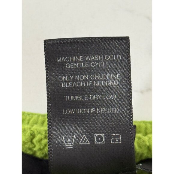 Ali Miles Womens Dress Textured 3/4 Sleeve V-Neck Lagenlook Green Size L - Picture 8 of 8